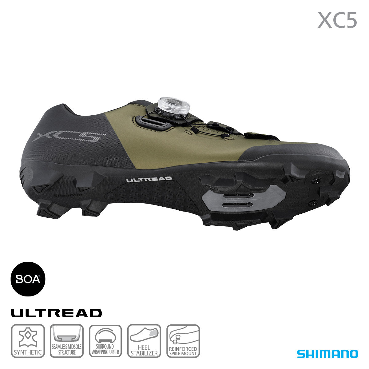 Shimano XC5 Wide Fit MTB Shoe